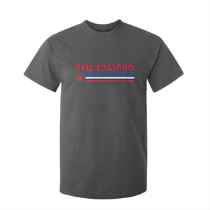 New England Fan T Shirt For Kid Vintage Athletic Sports Star And Stripes TS11 Dark Heather Print Your Wear