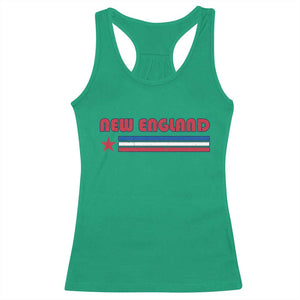 New England Fan Racerback Tank Top Vintage Athletic Sports Star And Stripes TS11 Irish Green Print Your Wear
