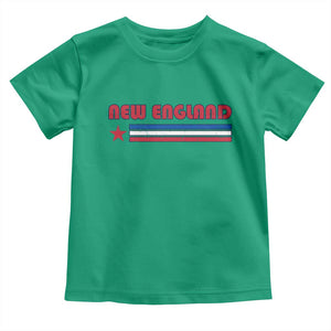New England Fan Toddler T Shirt Vintage Athletic Sports Star And Stripes TS11 Irish Green Print Your Wear