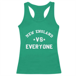 New England Vs Everyone Racerback Tank Top Vintage Distressed Jersey Football Game Day TS11 Irish Green Print Your Wear