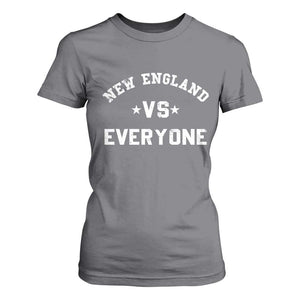 New England Vs Everyone T Shirt For Women Vintage Distressed Jersey Football Game Day TS11 Charcoal Print Your Wear