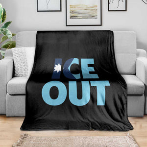 Minnesota Ice Out Throw Blanket MN State Anti Ice Movement Protest Statement TS11 Print Your Wear
