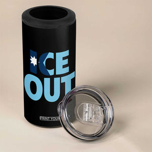 Minnesota Ice Out 4 in 1 Can Cooler Tumbler MN State Anti Ice Movement Protest Statement TS11 Print Your Wear