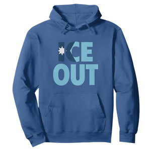 Minnesota Ice Out Hoodie MN State Anti Ice Movement Protest Statement TS11 Royal Blue Print Your Wear