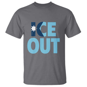 Minnesota Ice Out T Shirt MN State Anti Ice Movement Protest Statement TS11 Charcoal Print Your Wear