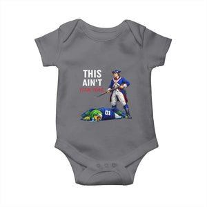 Funny Football Rivarly Baby Onesie This Aint Your Year New England Minutemen Championship TS11 Charcoal Print Your Wear