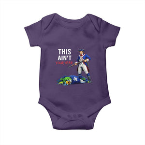Funny Football Rivarly Baby Onesie This Aint Your Year New England Minutemen Championship TS11 Purple Print Your Wear