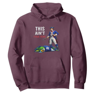 Funny Football Rivarly Hoodie This Aint Your Year New England Minutemen Championship TS11 Maroon Print Your Wear