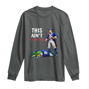 Funny Football Rivarly Long Sleeve Shirt This Aint Your Year New England Minutemen Championship TS11 Dark Heather Print Your Wear