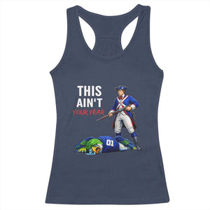 Funny Football Rivarly Racerback Tank Top This Aint Your Year New England Minutemen Championship TS11 Navy Print Your Wear