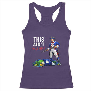Funny Football Rivarly Racerback Tank Top This Aint Your Year New England Minutemen Championship TS11 Purple Print Your Wear