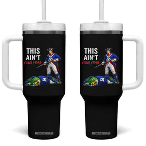 Funny Football Rivarly Tumbler With Handle This Aint Your Year New England Minutemen Championship TS11 One Size: 40 oz Black Print Your Wear