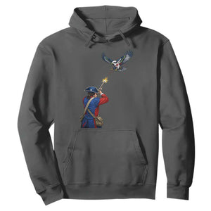 Funny Minutemen Shooting Blue and Green Hawk Football Rivalry Hoodie TS11 Dark Heather Print Your Wear