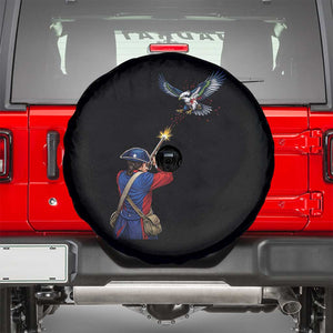 Funny Minutemen Shooting Blue and Green Hawk Football Rivalry Spare Tire Cover TS11 Black Print Your Wear