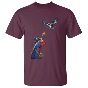 Funny Minutemen Shooting Blue and Green Hawk Football Rivalry T Shirt TS11 Maroon Print Your Wear