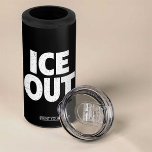 Ice Out 4 in 1 Can Cooler Tumbler Abolish Ice Protest Statement TS11 Print Your Wear