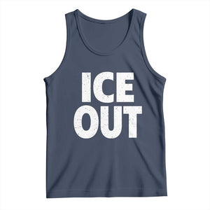 Ice Out Tank Top Abolish Ice Protest Statement TS11 Navy Print Your Wear