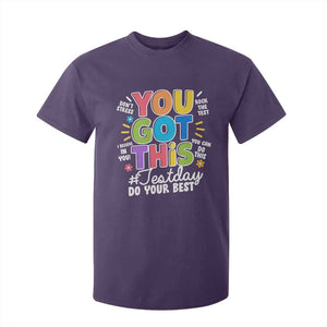 Funny Test Day You Got This Do Your Best T Shirt For Kid Colorful Flowers TS11 Purple Print Your Wear