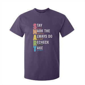 SMART Stay Focused Mark The Right Choice T Shirt For Kid Test Day Teacher TS11 Purple Print Your Wear