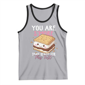 Funny You Are S'more Than Ready For This Test Tank Top Test Day Teacher TS11 Athletic Heather Black Print Your Wear