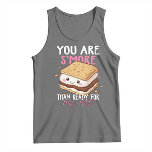 Funny You Are S'more Than Ready For This Test Tank Top Test Day Teacher TS11 Black Heather Print Your Wear