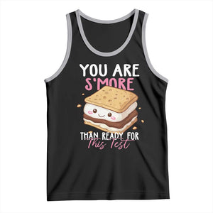Funny You Are S'more Than Ready For This Test Tank Top Test Day Teacher TS11 Black Athletic Heather Print Your Wear