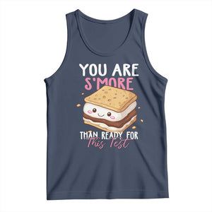 Funny You Are S'more Than Ready For This Test Tank Top Test Day Teacher TS11 Navy Print Your Wear
