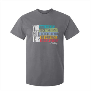 Funny Test Day You Got This T Shirt For Kid Don't Stress Rock The Test Teacher Testing Day TS11 Charcoal Print Your Wear