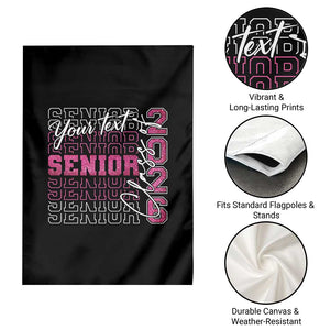 Personalized Senior 2026 Garden Flag Custom Text Class Of 2026 Graduation Glitter Print TS11 Print Your Wear