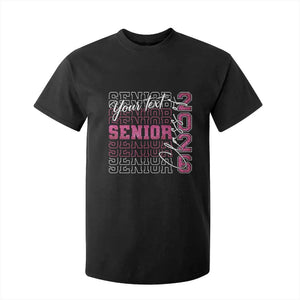 Personalized Senior 2026 T Shirt For Kid Custom Text Class Of 2026 Graduation Glitter Print TS11 Black Print Your Wear