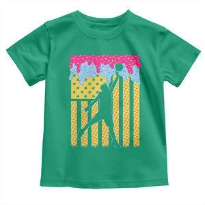 Basketball Ice Cream Drip American Flag Youth Players Toddler T Shirt TS11 Irish Green Print Your Wear