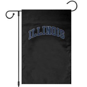 Illinois Sports Fan Vintage Bold Throwback IL State Garden Flag TS11 Black Print Your Wear