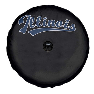 Illinois Varsity Script Classic Sports Jersey Style Spare Tire Cover TS11 Print Your Wear