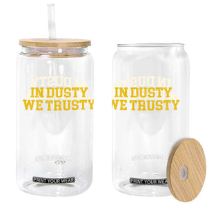 In Dusty We Trusty Glass Can Michigan State Basketball Quote TS11 Print Your Wear