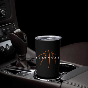 Illinois Fan Basketball Grooves Graphic IL State Tumbler Cup TS11 Print Your Wear