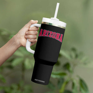 Arizona Sports Fan Vintage Bold Throwback AZ State Tumbler With Handle TS11 Print Your Wear