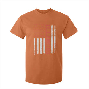 Illinois Pride T Shirt For Kid Vintage American Flag Distressed Varsity Aesthetic Letters IL State TS11 Orange Print Your Wear