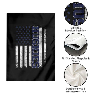 Husky Lover Sports Varsity Aesthetic Letters Vintage American Flag Garden Flag TS11 Print Your Wear