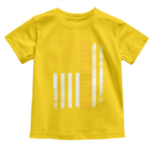 Michigan Pride Toddler T Shirt Vintage American Flag Distressed Varsity Aesthetic Letters MI State TS11 Daisy Print Your Wear