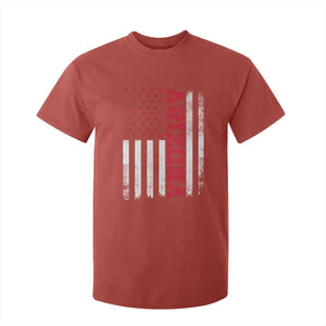 Arizona Pride T Shirt For Kid Vintage American Flag Distressed Varsity Aesthetic Letters AZ State TS11 Red Print Your Wear