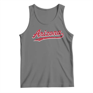 Arizona Varsity Script Classic Sports Jersey Style Tank Top TS11 Black Heather Print Your Wear