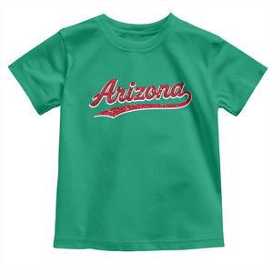 Arizona Varsity Script Classic Sports Jersey Style Toddler T Shirt TS11 Irish Green Print Your Wear