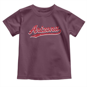 Arizona Varsity Script Classic Sports Jersey Style Toddler T Shirt TS11 Maroon Print Your Wear