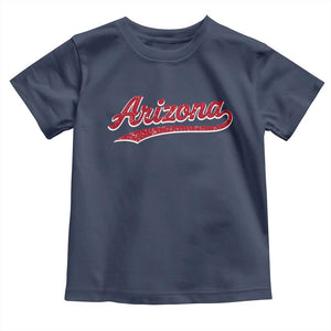 Arizona Varsity Script Classic Sports Jersey Style Toddler T Shirt TS11 Navy Print Your Wear