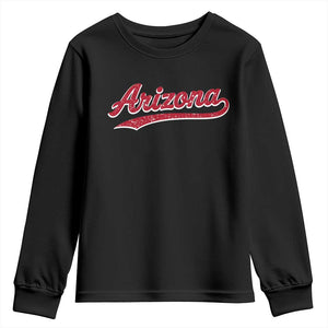 Arizona Varsity Script Classic Sports Jersey Style Youth Sweatshirt TS11 Black Print Your Wear