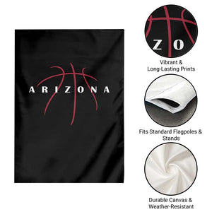 Arizona Fan Basketball Grooves Graphic AZ State Garden Flag TS11 Print Your Wear