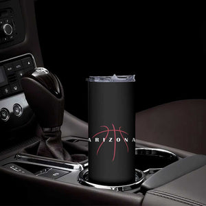 Arizona Fan Basketball Grooves Graphic AZ State Skinny Tumbler TS11 Print Your Wear