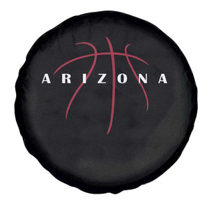 Arizona Fan Basketball Grooves Graphic AZ State Spare Tire Cover TS11 Print Your Wear