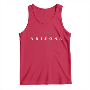 Arizona Fan Basketball Grooves Graphic AZ State Tank Top TS11 Red Print Your Wear