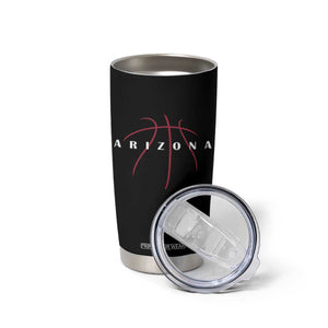 Arizona Fan Basketball Grooves Graphic AZ State Tumbler Cup TS11 Print Your Wear